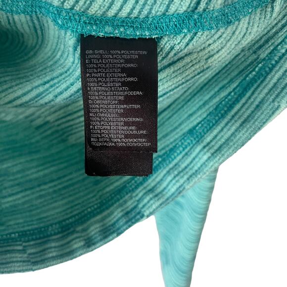 The North Face Women's Size Small P Green Fleece Hooded Zip Sweater - Picture 6 of 9